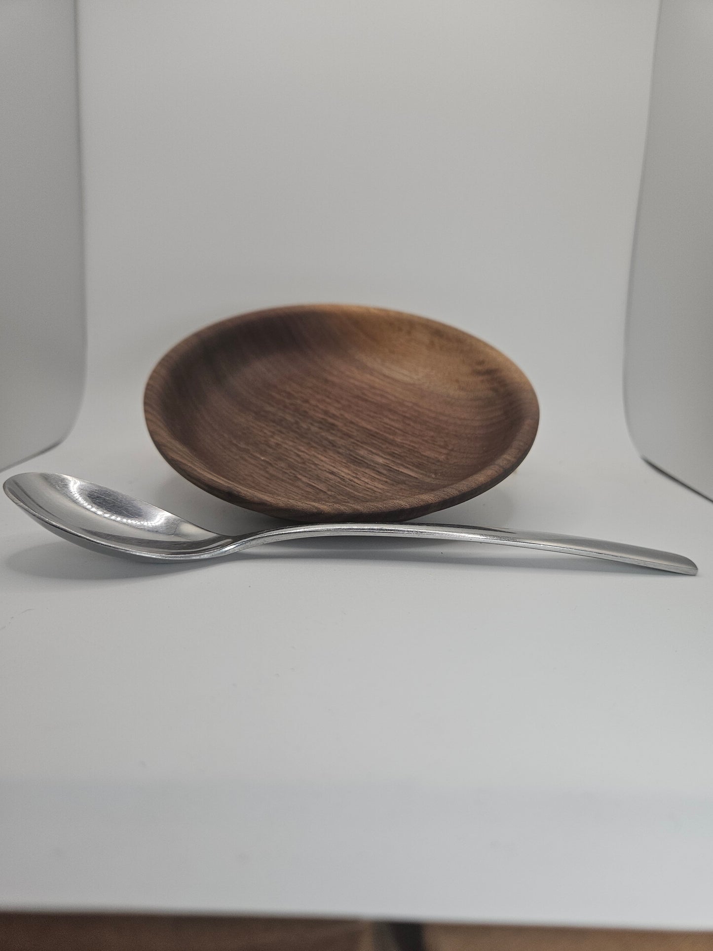 Black Walnut Bowl – 5⅞" Wide × 1⅛" Tall | Naturally Finished with Oil & Wax