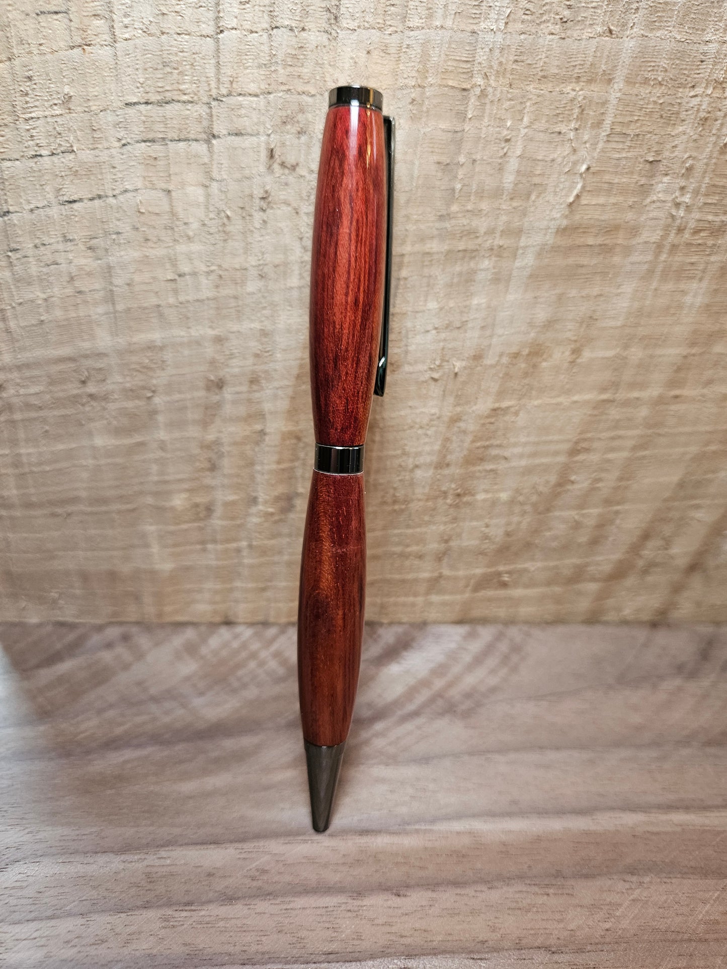 Hand-Turned Rosewood Pen | Wooden Ballpoint Pen | Refillable | Handmade Gift