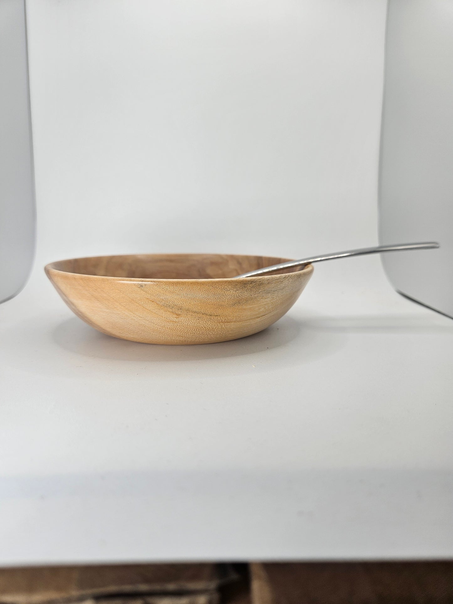 Pine Wood Bowl – 5¾" Wide × 1¼" Tall | Naturally Finished with Oil & Wax
