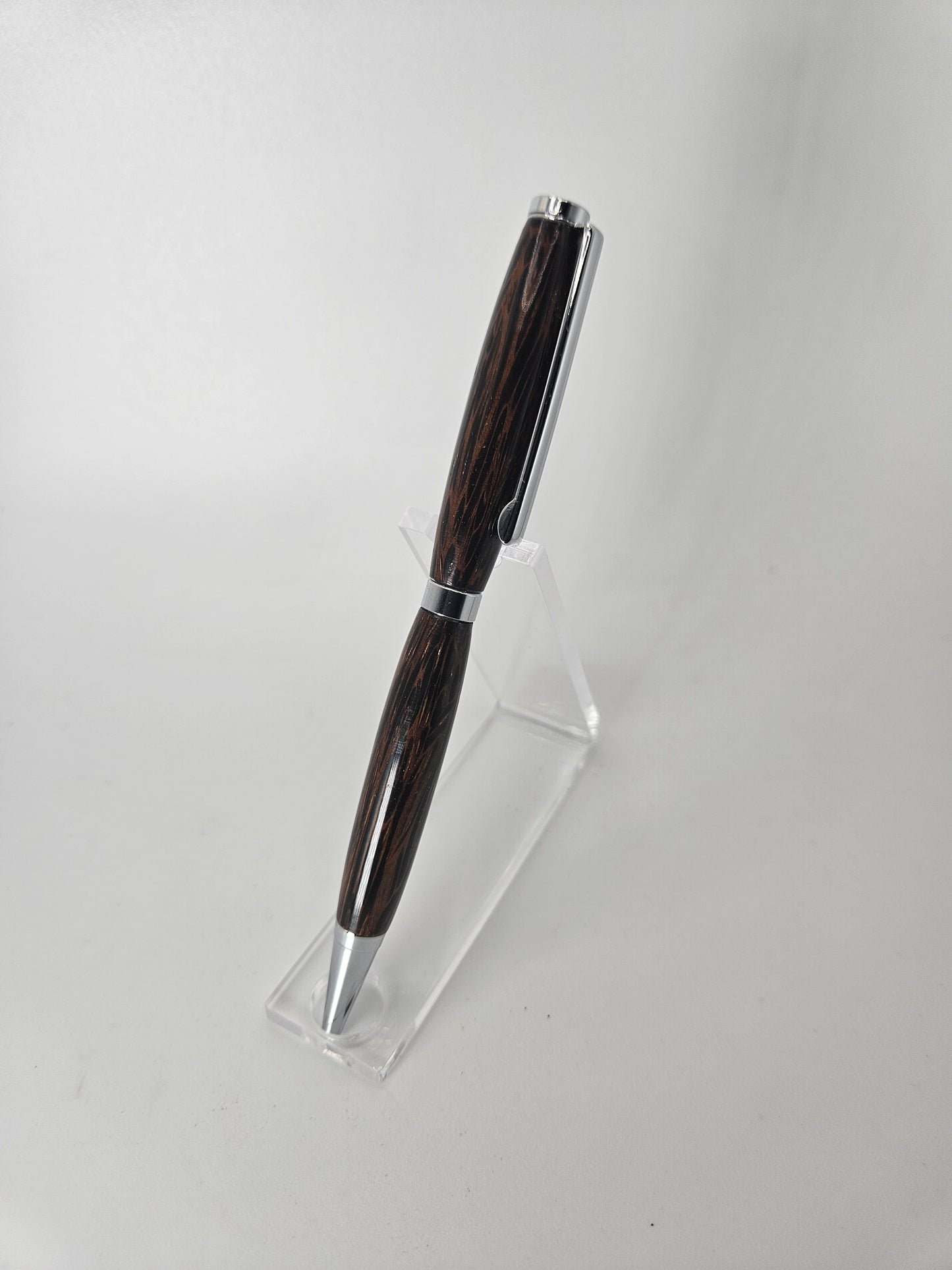 Hand-Turned Black Palm Pen | Wooden Ballpoint Pen | Refillable | Unique Gift