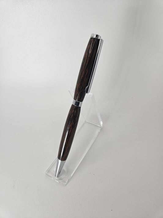 Hand-Turned Black Palm Pen | Wooden Ballpoint Pen | Refillable | Unique Gift