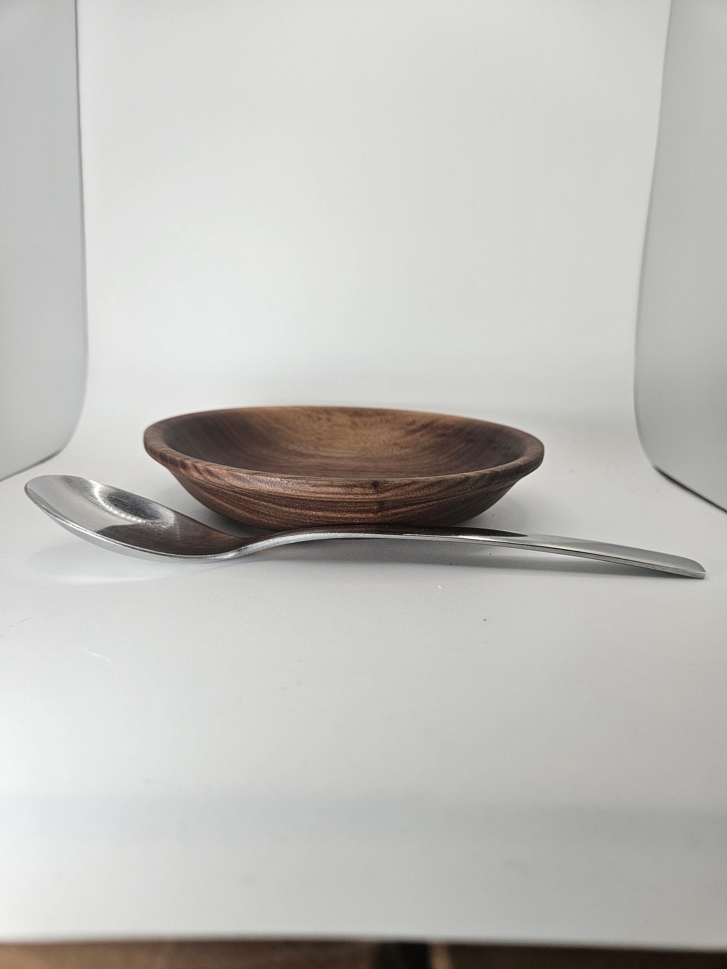 Black Walnut Bowl – 5⅞" Wide × 1⅛" Tall | Naturally Finished with Oil & Wax