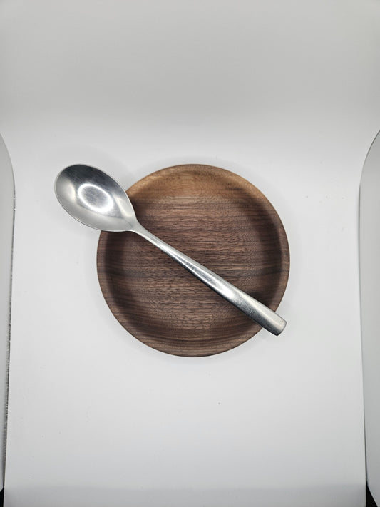 Black Walnut Bowl – 5⅞" Wide × 1⅛" Tall | Naturally Finished with Oil & Wax