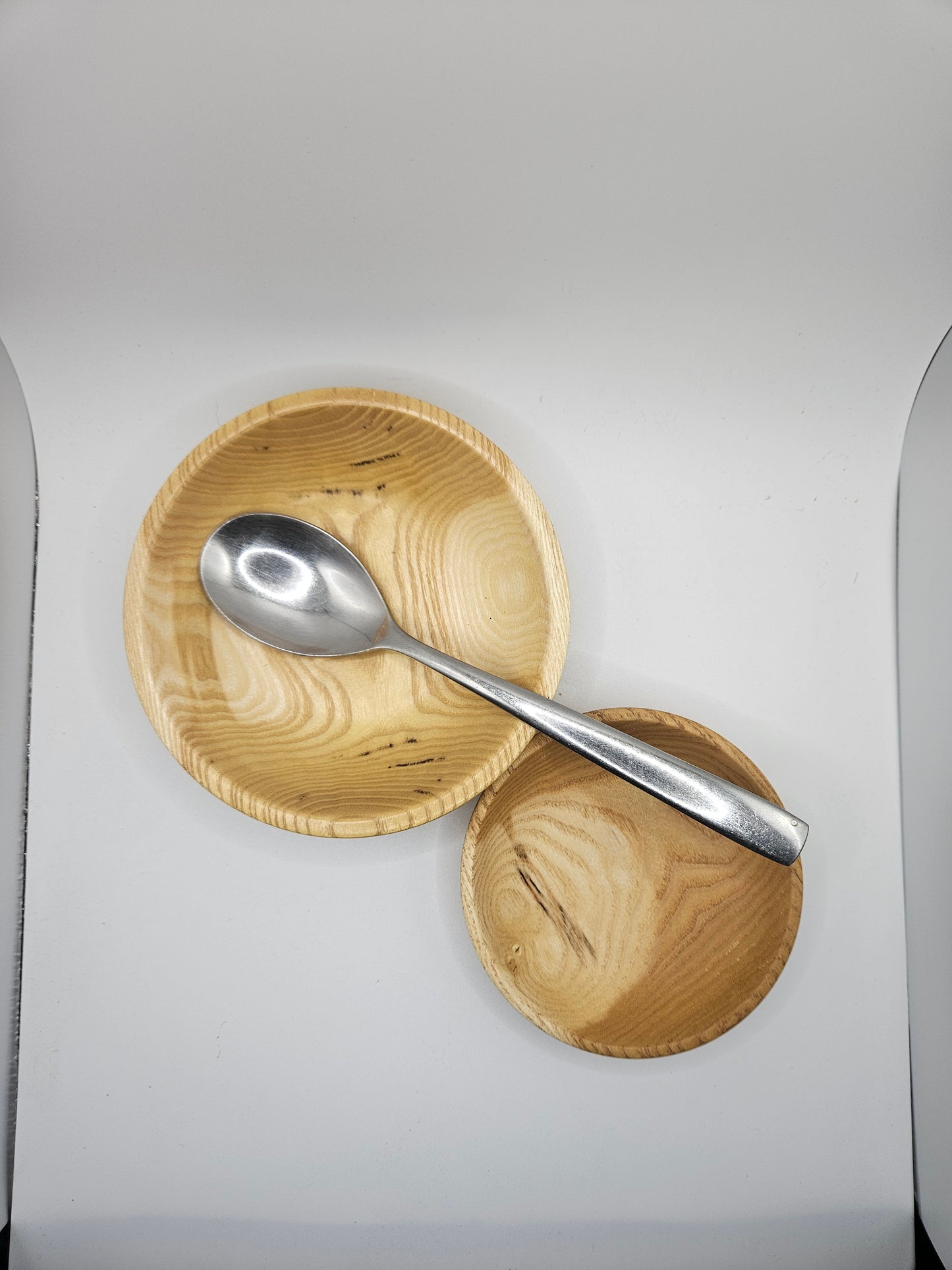 Poplar Wood Bowls – Set of 2 Small Bowls